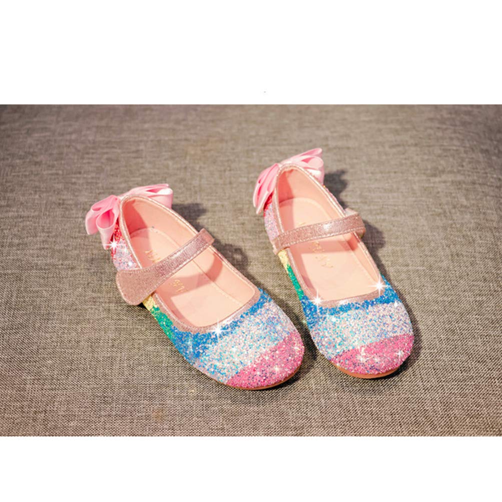 Healifty 1 Pair Dance Flat Slippers Ballet Belly Slippers Flat Shoes for Girls Ballroom Dance Shoes Flats Shoes Kids Ballet Shoes Shoes Child Dress Latin Dance Shoes Pink