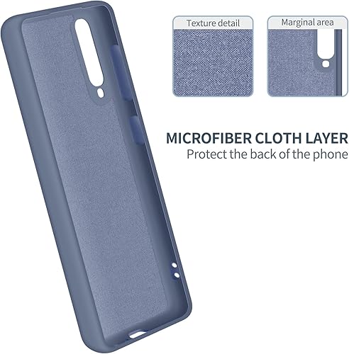 Miniatura 5 de Funda Samsung Galaxy A50, silicona líquida, delgada, suave, TPU Fit, protección de cuerpo completo, a prueba de golpes, para Galaxy A50 de 6.4