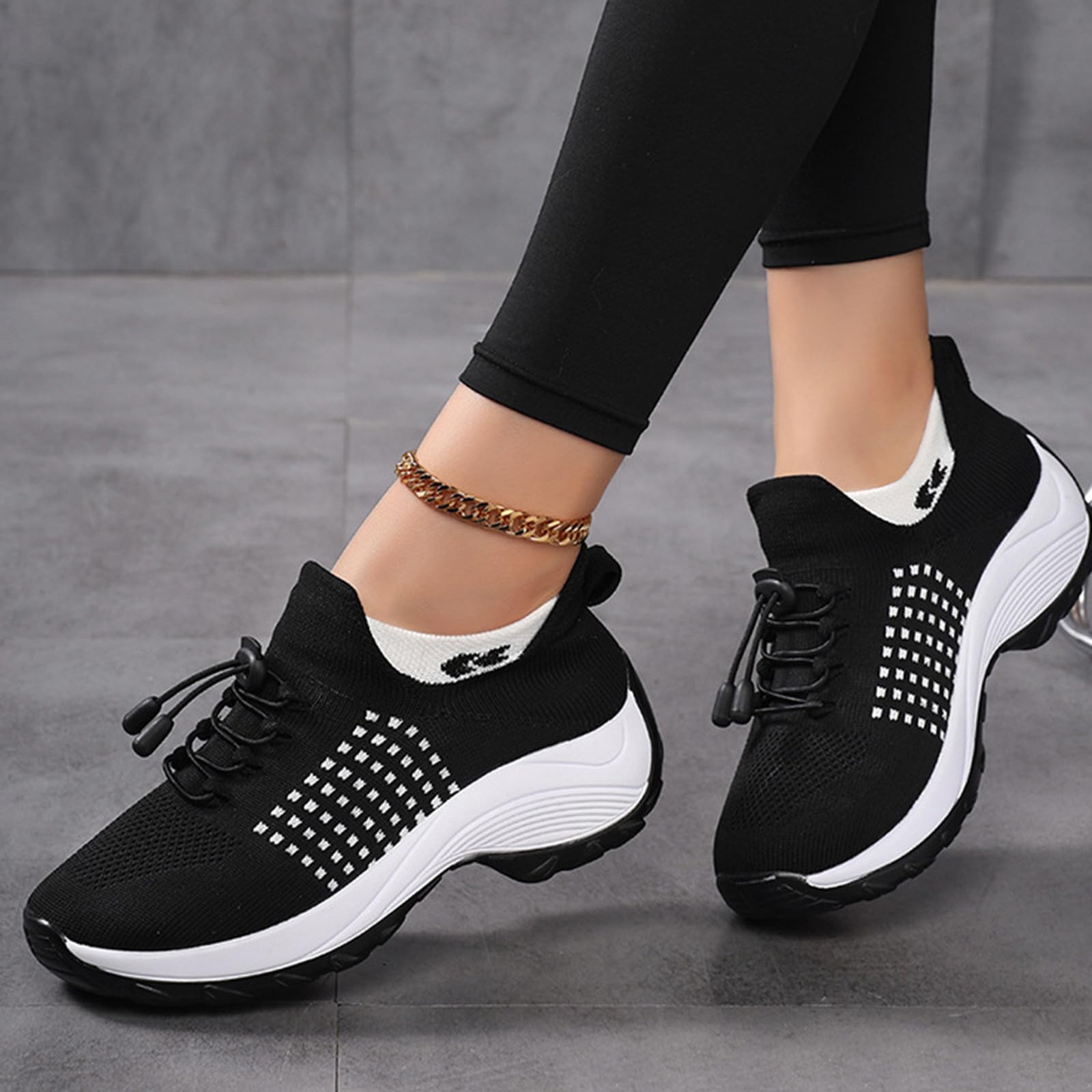 Tenis De Mujer, Ortopédicos Caminar Trainers Anchas Zapatos Zapatos Mujer, Antideslizantes Entrenamiento Sneakers Correr Bambas - 2