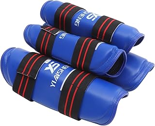 BESPORTBLE Caneleira De Taekwondo Boxe Legging Taekwondo Caneleira Protetor De Boxe Taekwondo Protetor De Braço Conjunto De Proteção De Tornozelo Boxe Protetor De Braço Taekwondo