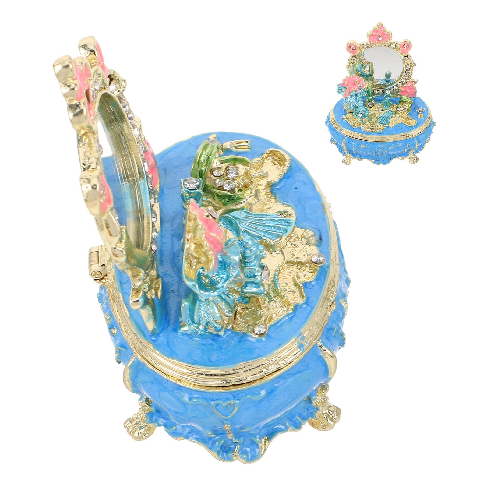 Plateau de rangement bijoux Abaodam pour sublimer votre salle de maquillage