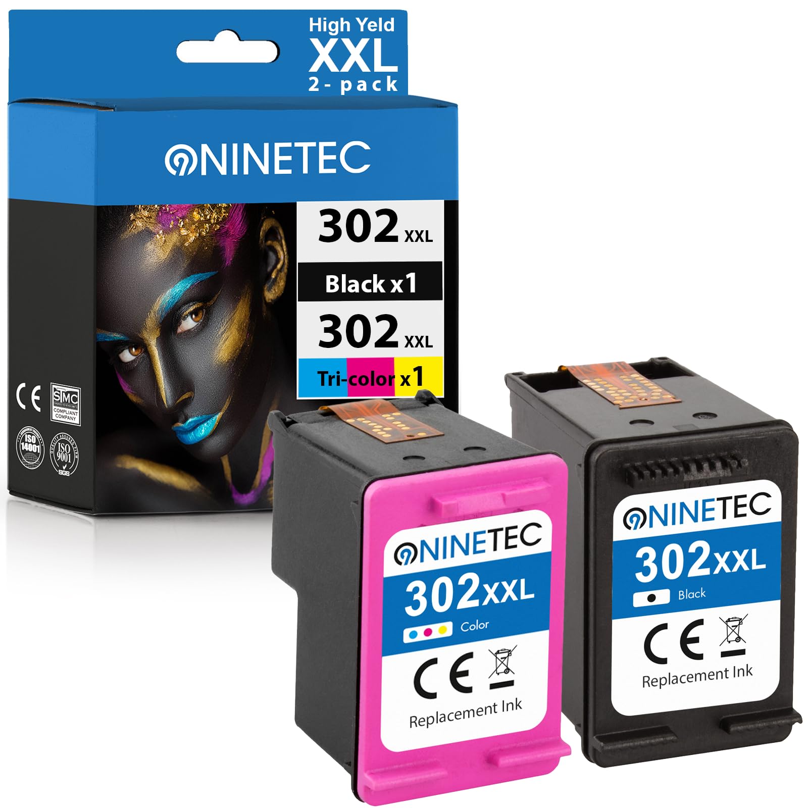 NINETEC 302 XL Nero E Colore Cartuccia Cartucce Multipack Di - Foto 8