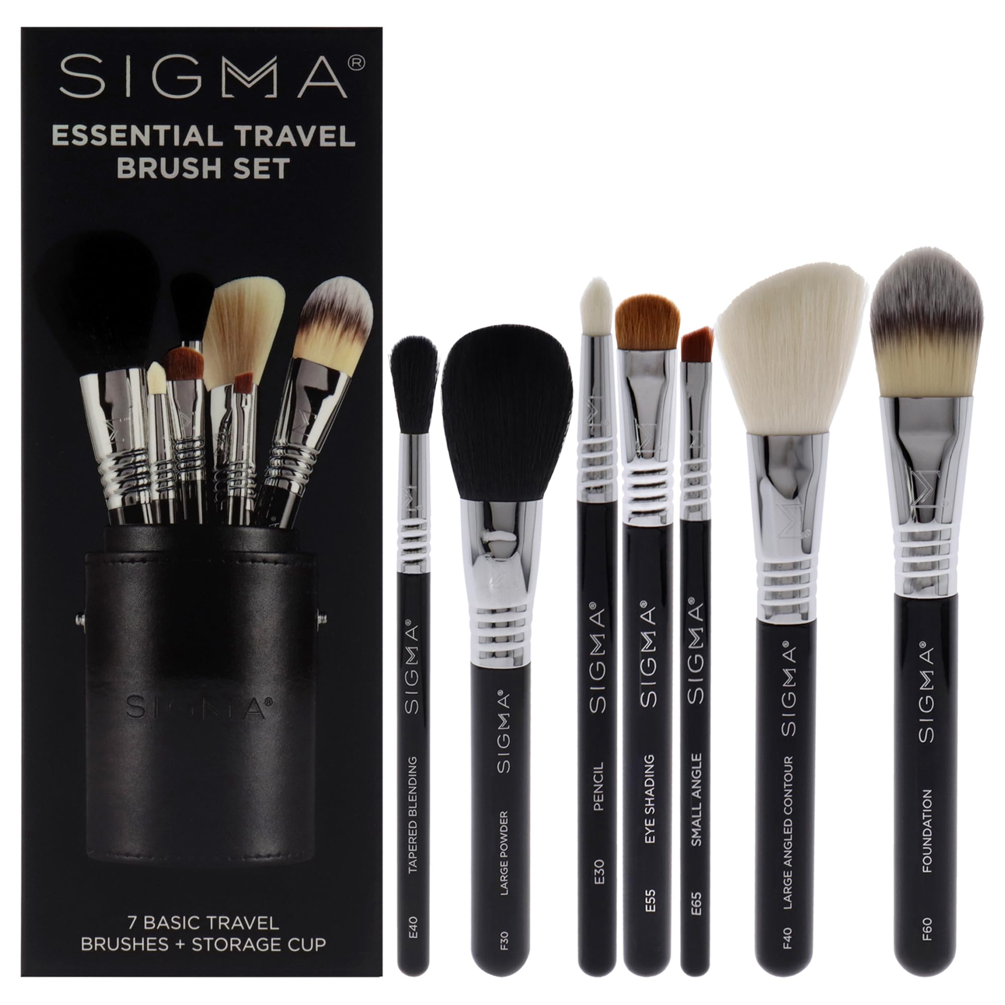 SIGMA Essential Travel Brush Set Brush Women 7 Pc : Amazon.ca