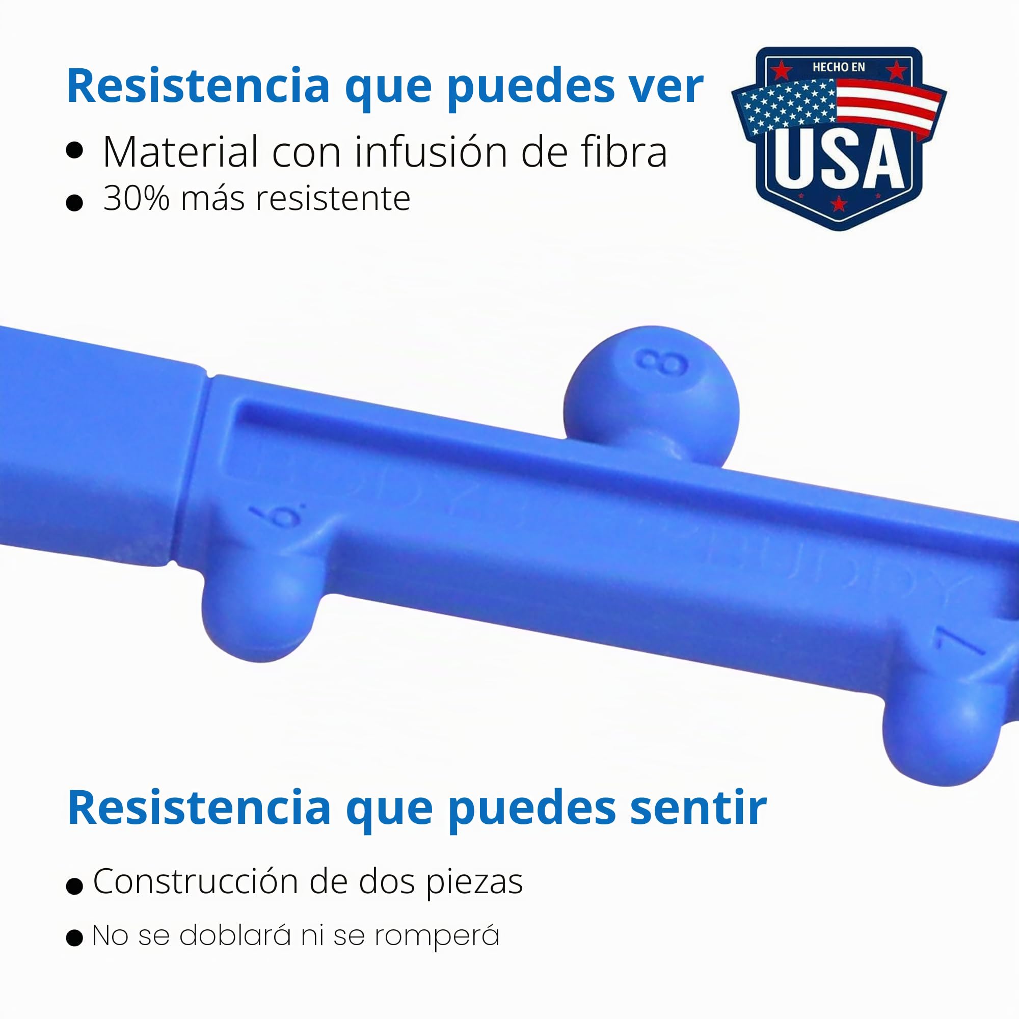 Body Back Buddy Masajeador de Espalda con Póster Instructivo, Masajeador de Punto Gatillo (Azul)