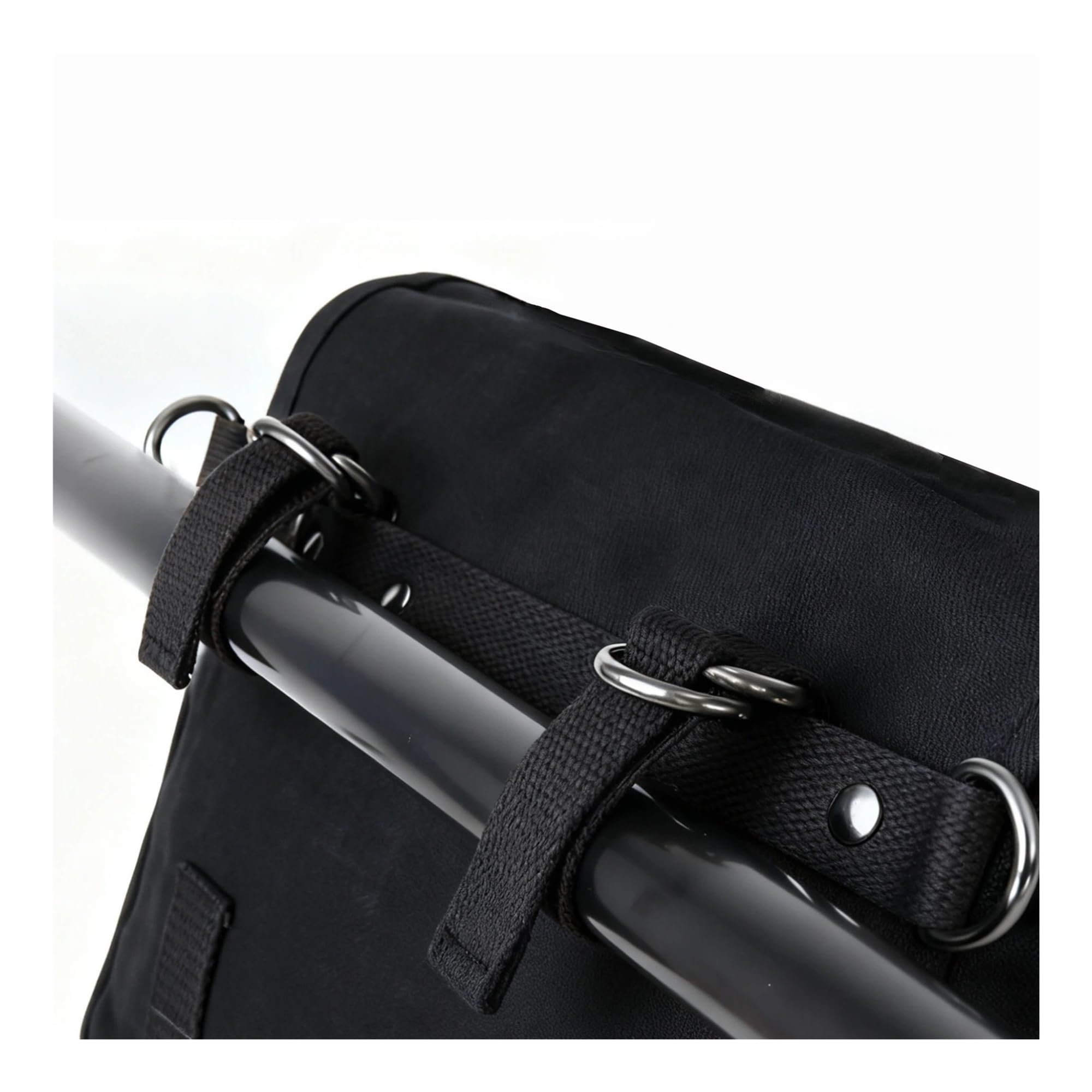 Borsa Laterale Per Moto Strumento Impermeabile Retrò Borse Viaggio Per Bagagli Grande Capacità Sella Per Borsa Posteriore Moto(Plus Size Black)