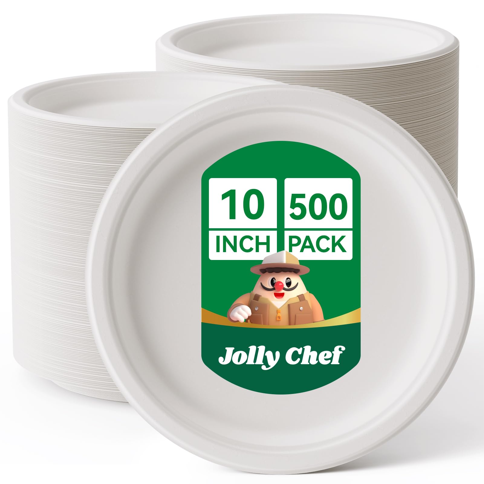 Eco-Friendly Compostable Plates - 125 Pack -11