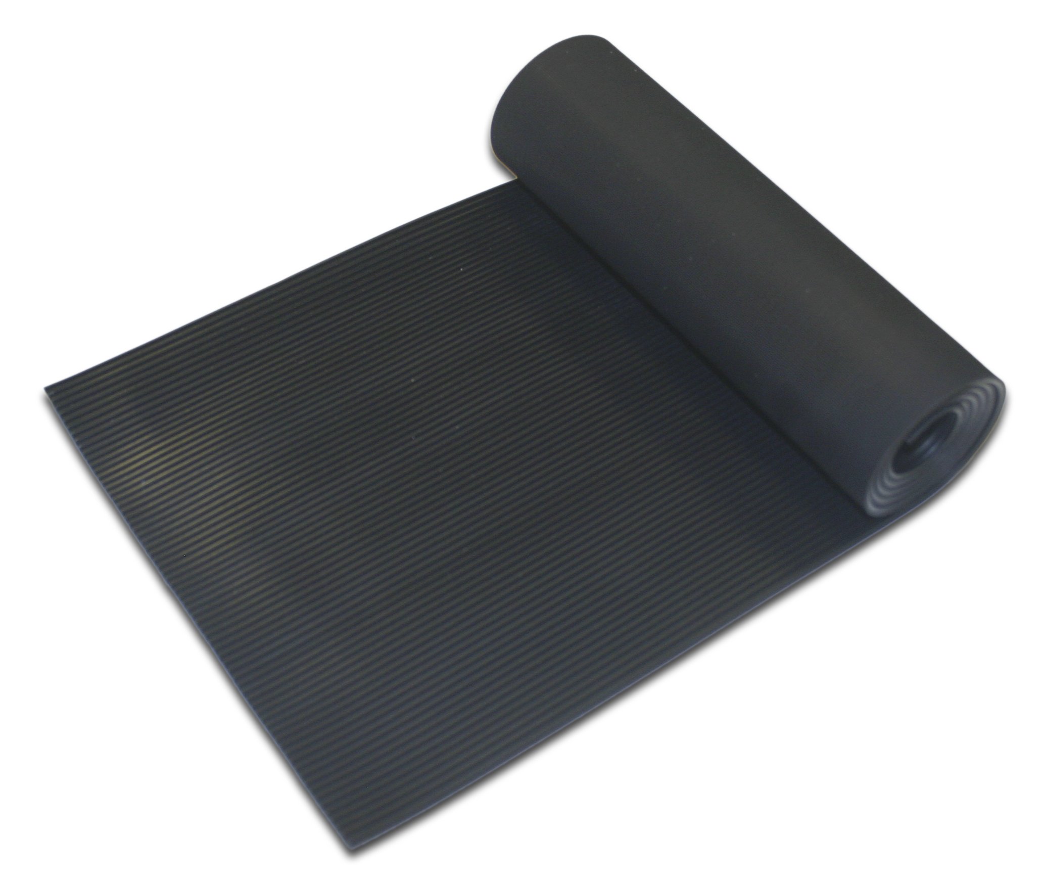 Camthorne Bench and Worktop Protector Ribbed Rubber Matting x 1.2m wide 3mm Thick Antislip - Premium Quality Rubber Mat (5mtr (length))