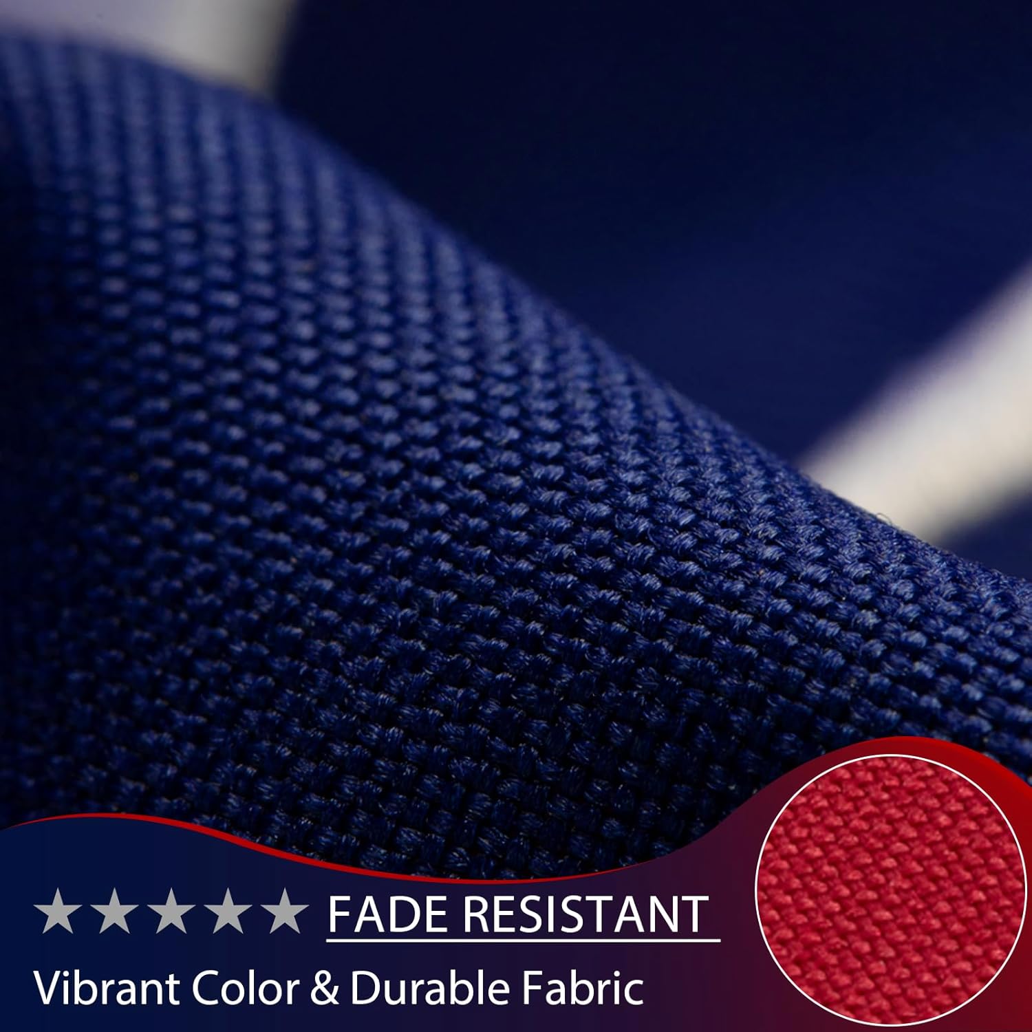 5x8 American Flags for Outside - US Flag 5x8 Heavy Duty Outdoor - Super Tough USA Flag with Tearproof & Fade Resistant Spun Polyester, Embroidered Stars, Sewn Stripes, Brass Grommets