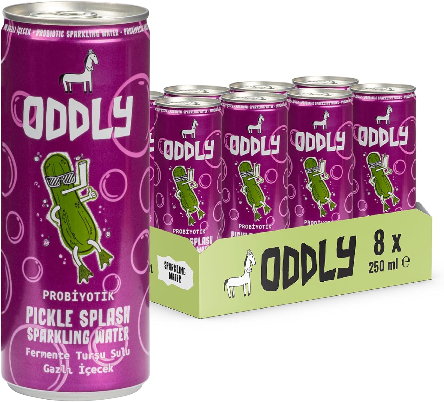 Oddly Pickle Splash Turşu Suyu Kutu 250 ml x 8 Adet