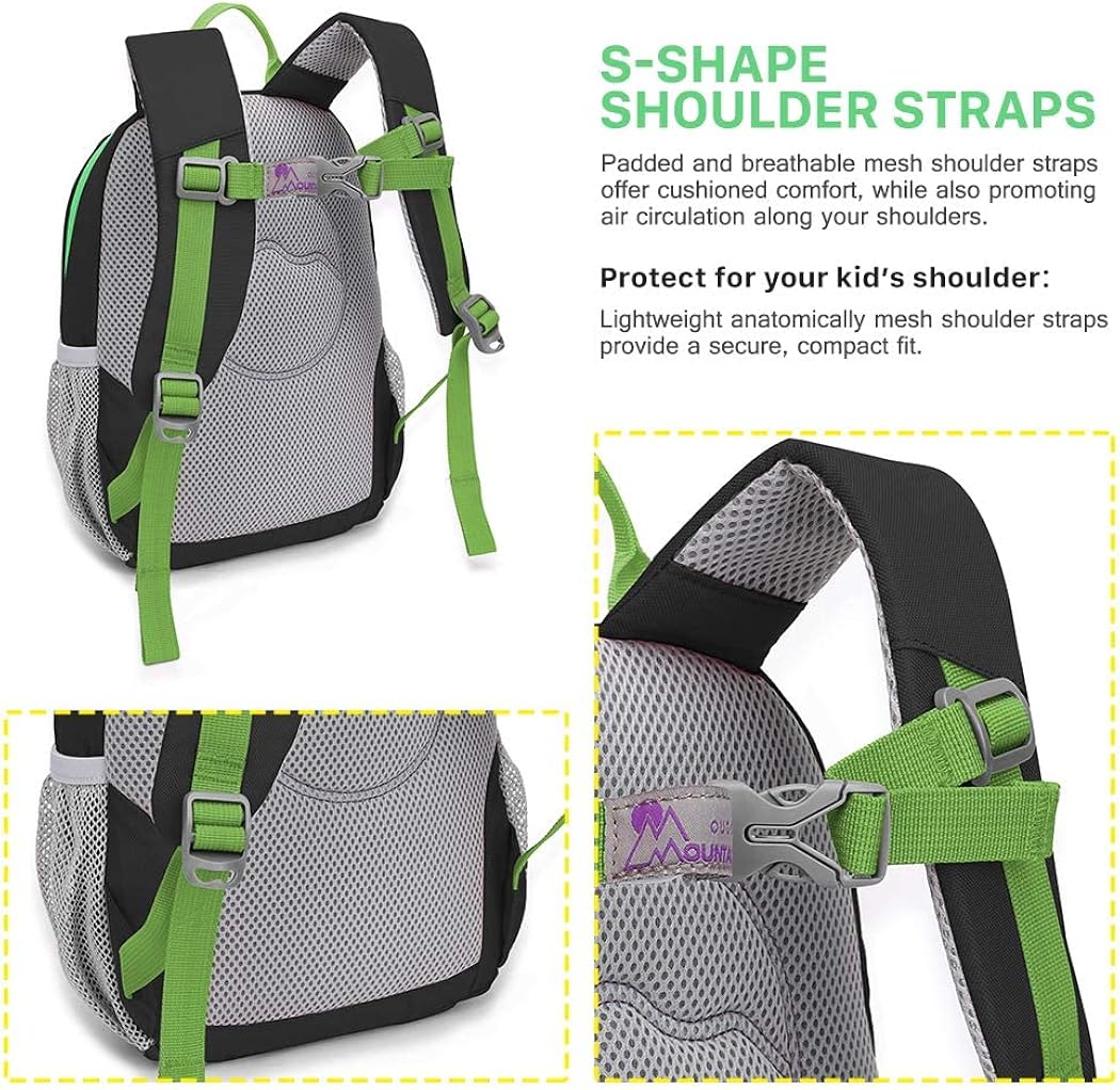 Miniatura 6 de MOUNTAINTOP Mochila infantil para niños y niñas, bolsa de jardín de infantes