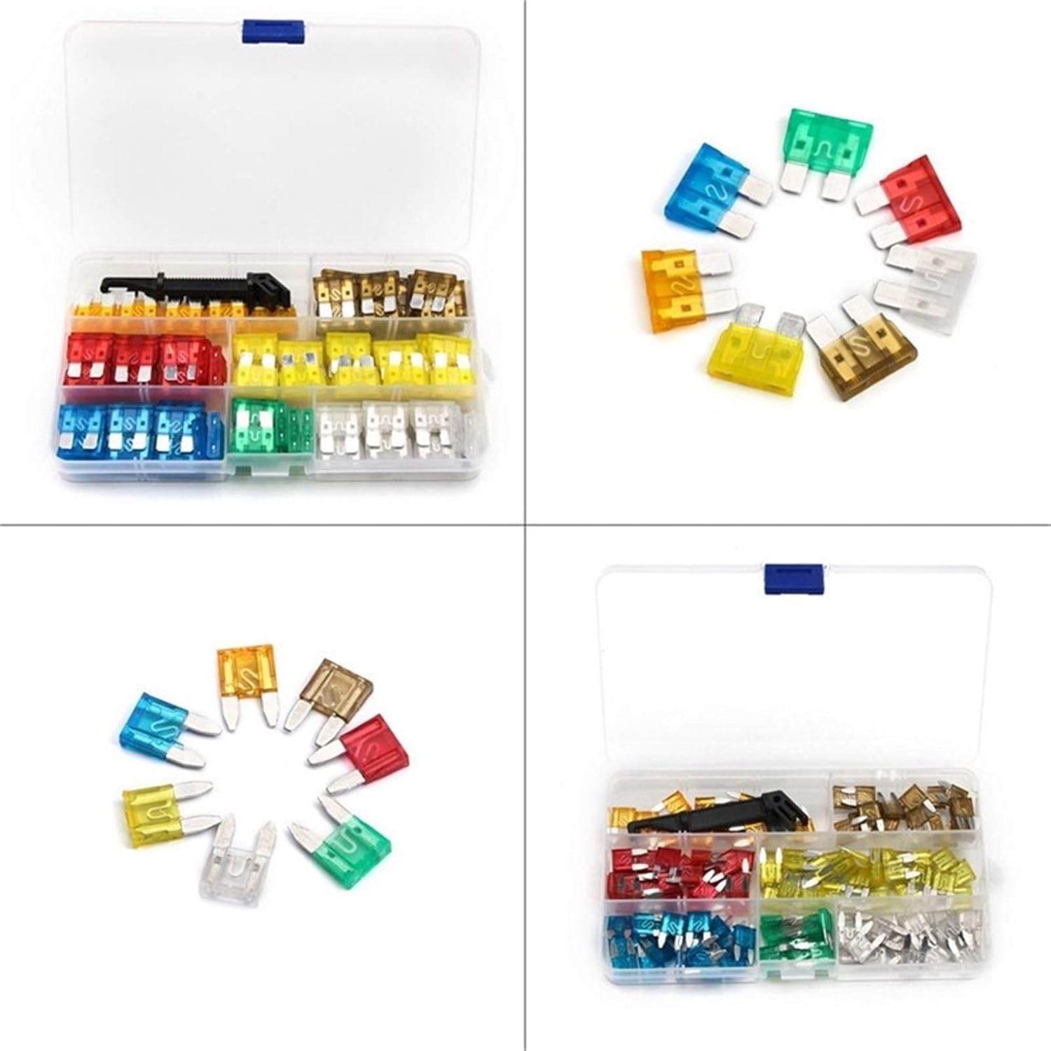 車用ヒューズとアクセサリー 5/7.5/10/15/20/25/30 アンペア 中型/小型ヒューズ ブレードタイプ 自動車用ヒューズ