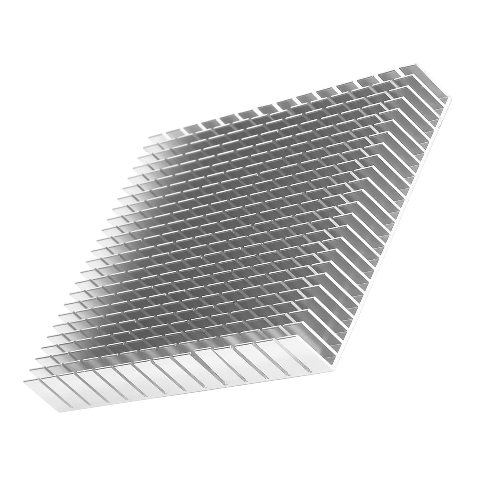 Dissipatore Di Calore In Alluminio 150x120x20 Mm - Ossidato Per CPU, PCB, Amplificatori - 3