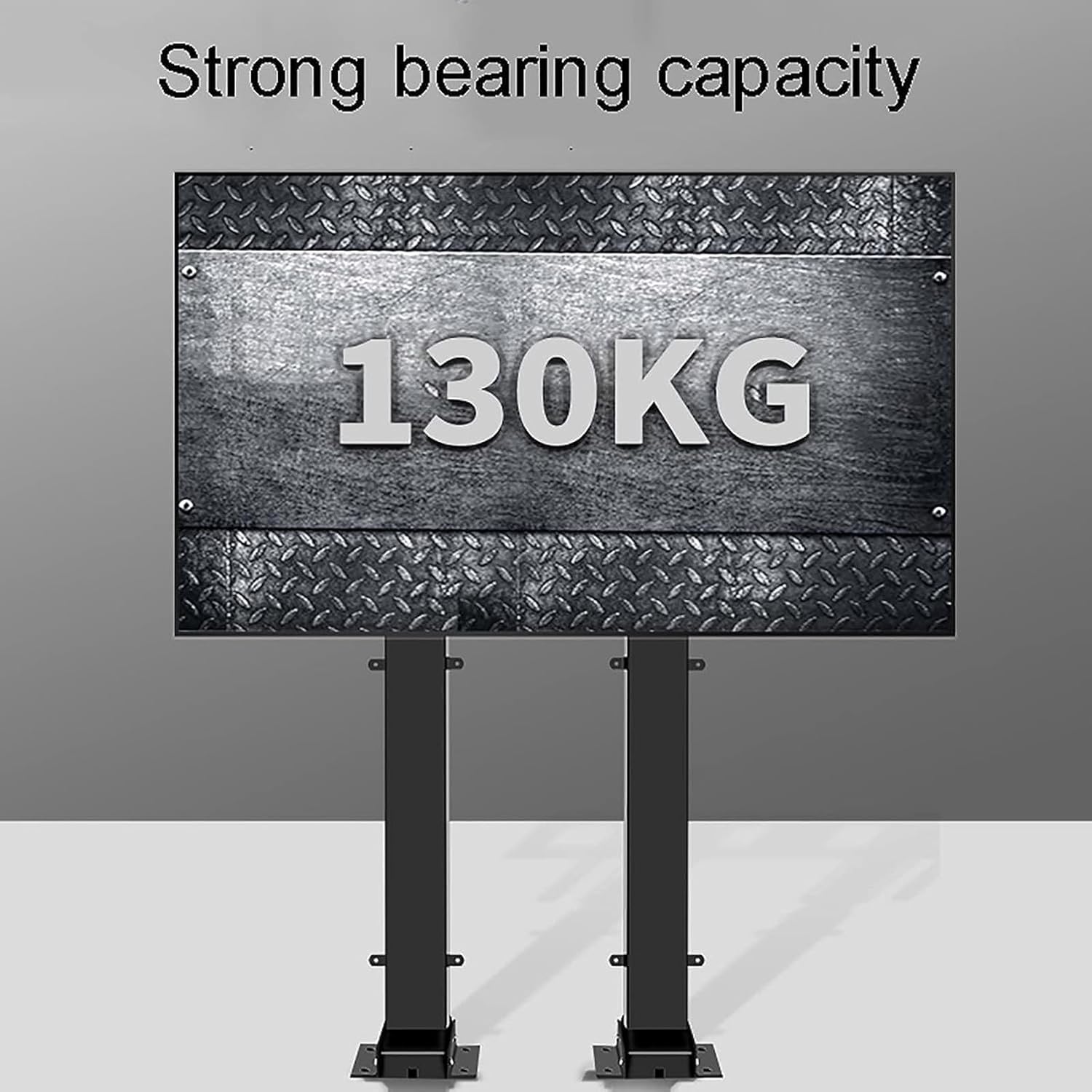 TV Lift Mechanism with Remote Control - Dual Motor Adjustable Height, Supports Up to 286.6lbs,for TV 55120inch