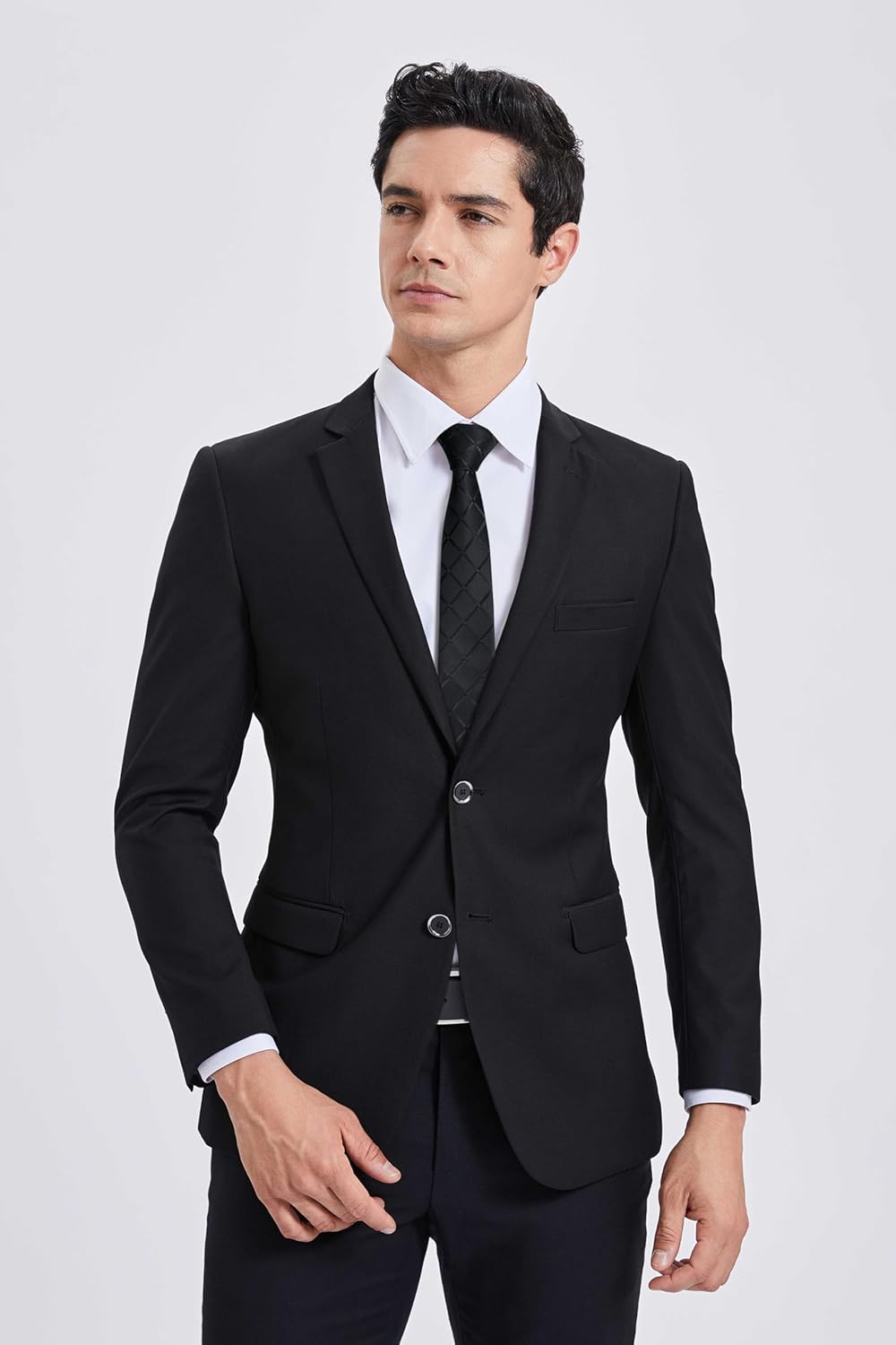 Enlision Skinny Ties for Men 2.17" Mens Necktie Formal Business Silk Slim Tie Woven Jacquard Thin Tie Wedding Party - Image 3