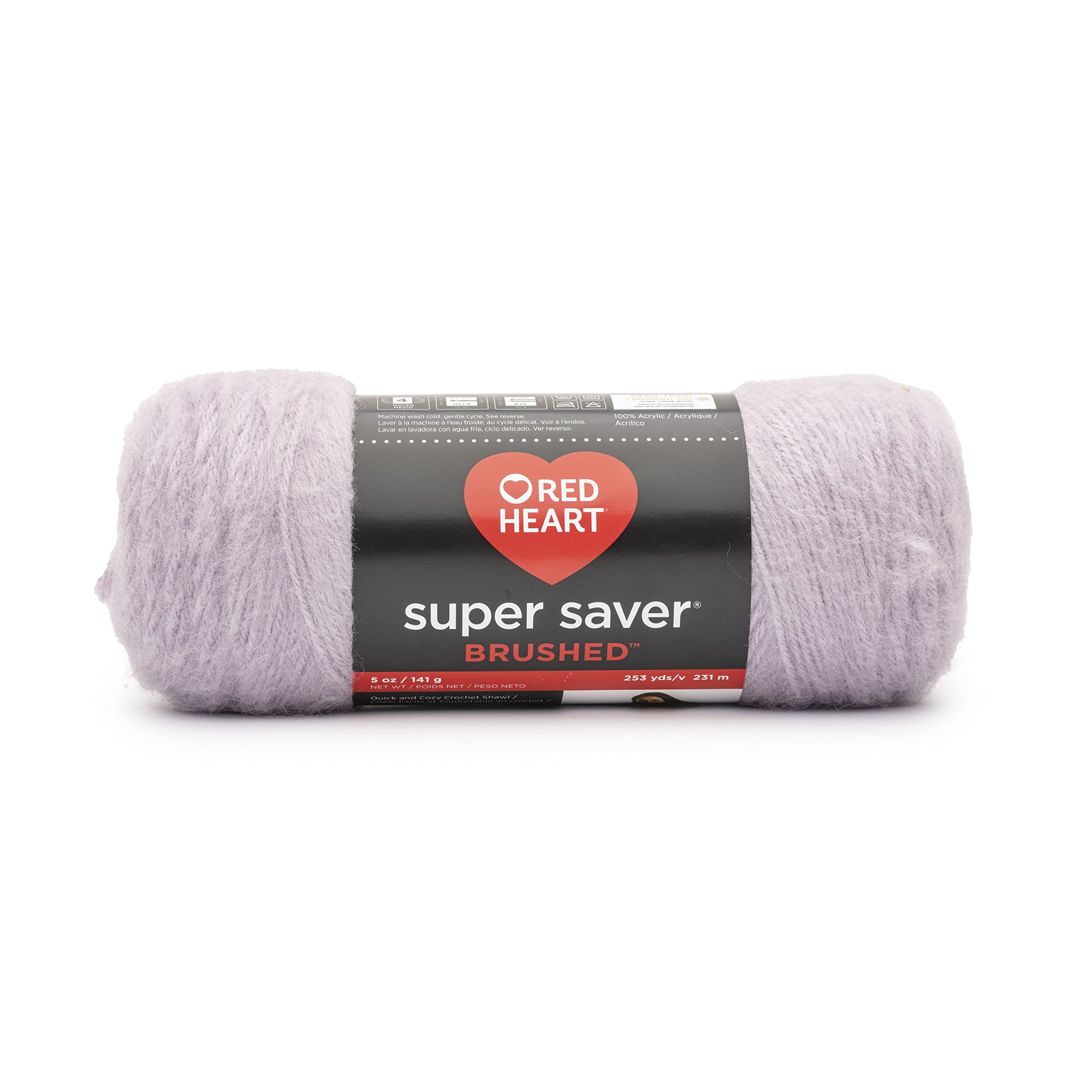 Red Heart Lilac Dew Super Saver Brushed Yarn
