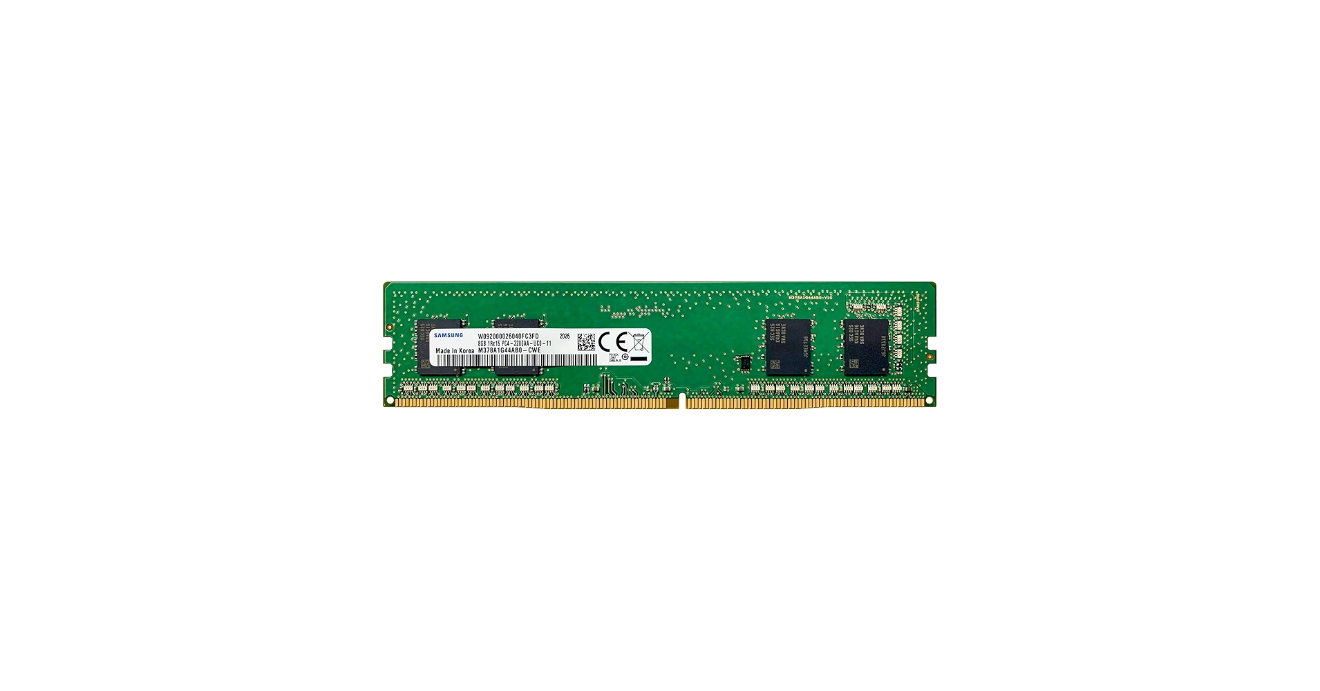 8GB DDR4 3200MHz DIMM PC4-25600 CL22 1Rx16 1.2V 288-Pin