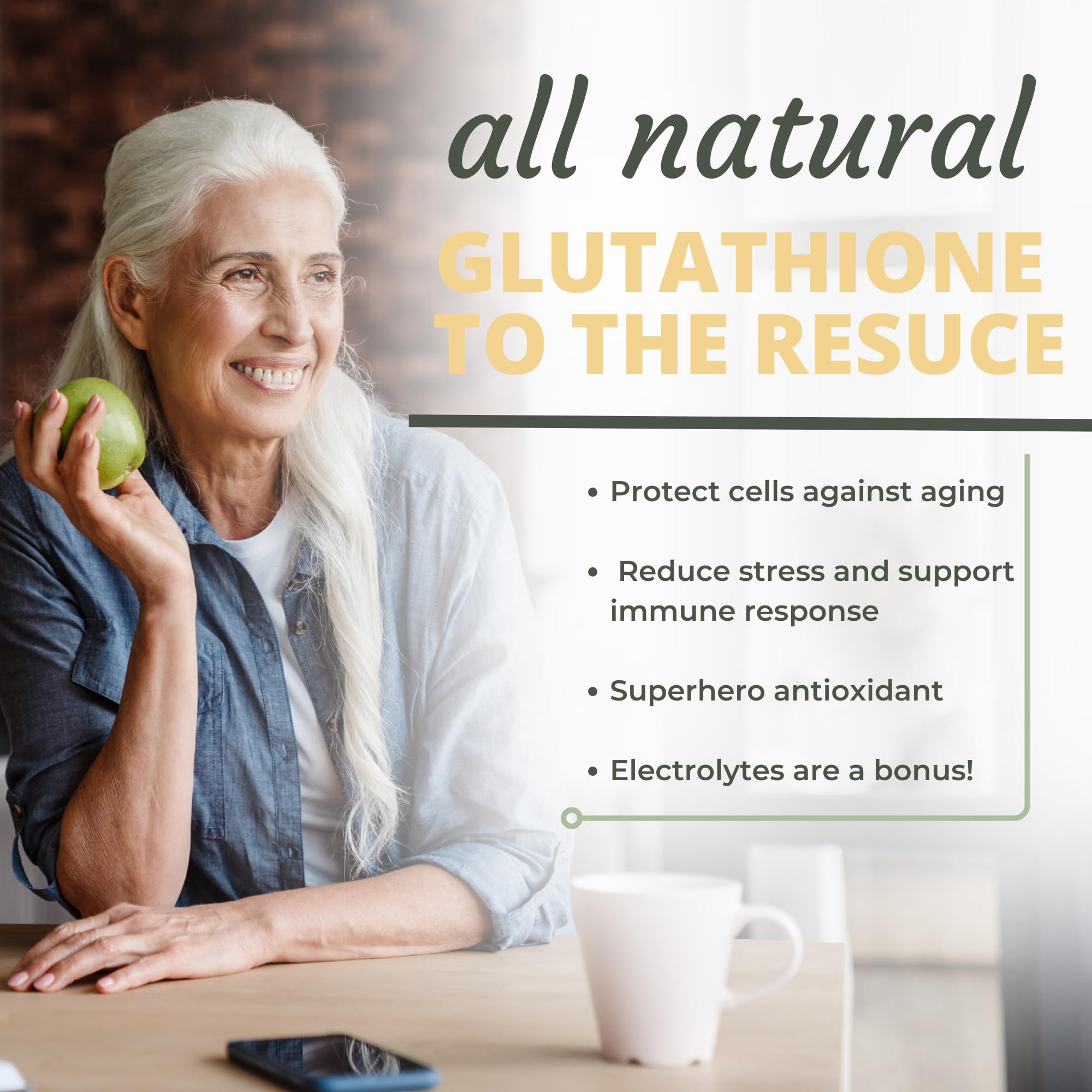 Optimal Health Systems Essential Glutathione with Vitamin C, 20 Wafers