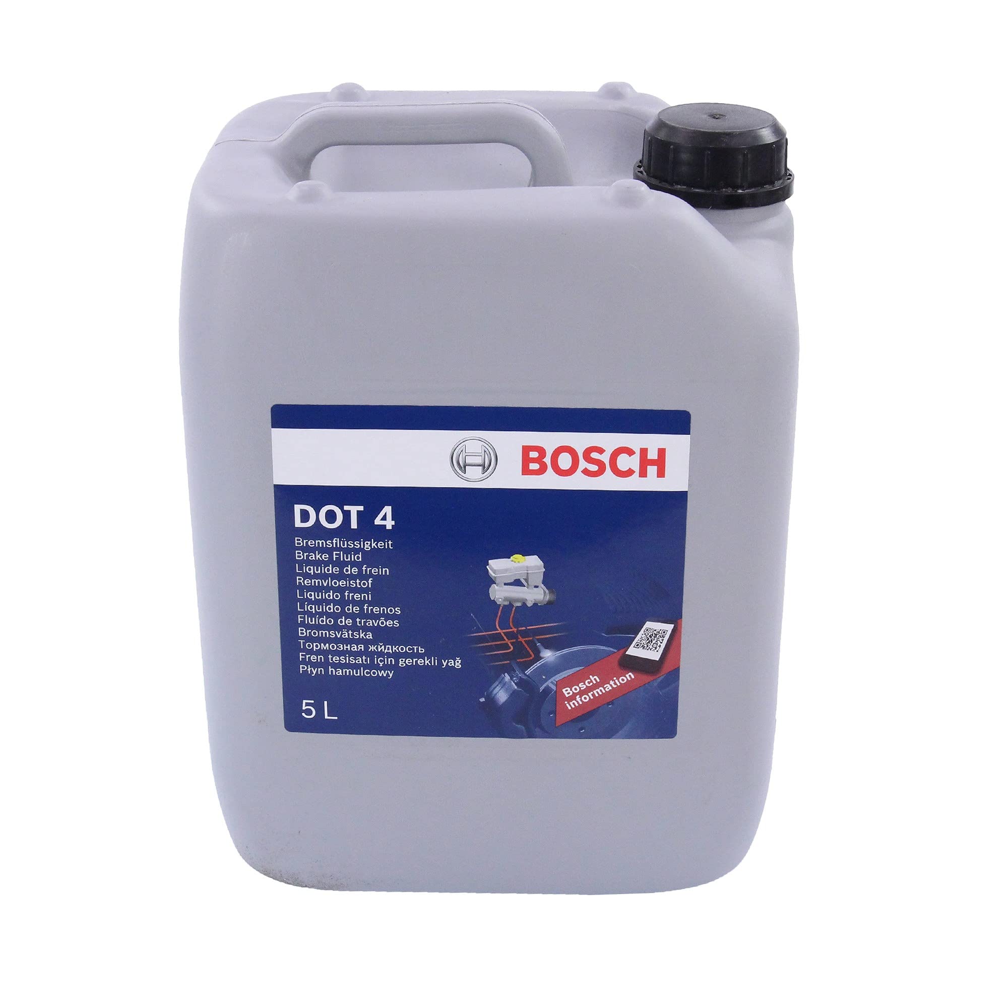 Bosch Dot-4 Hidrolik Fren Yağ Plastik Kutu 5 Litre