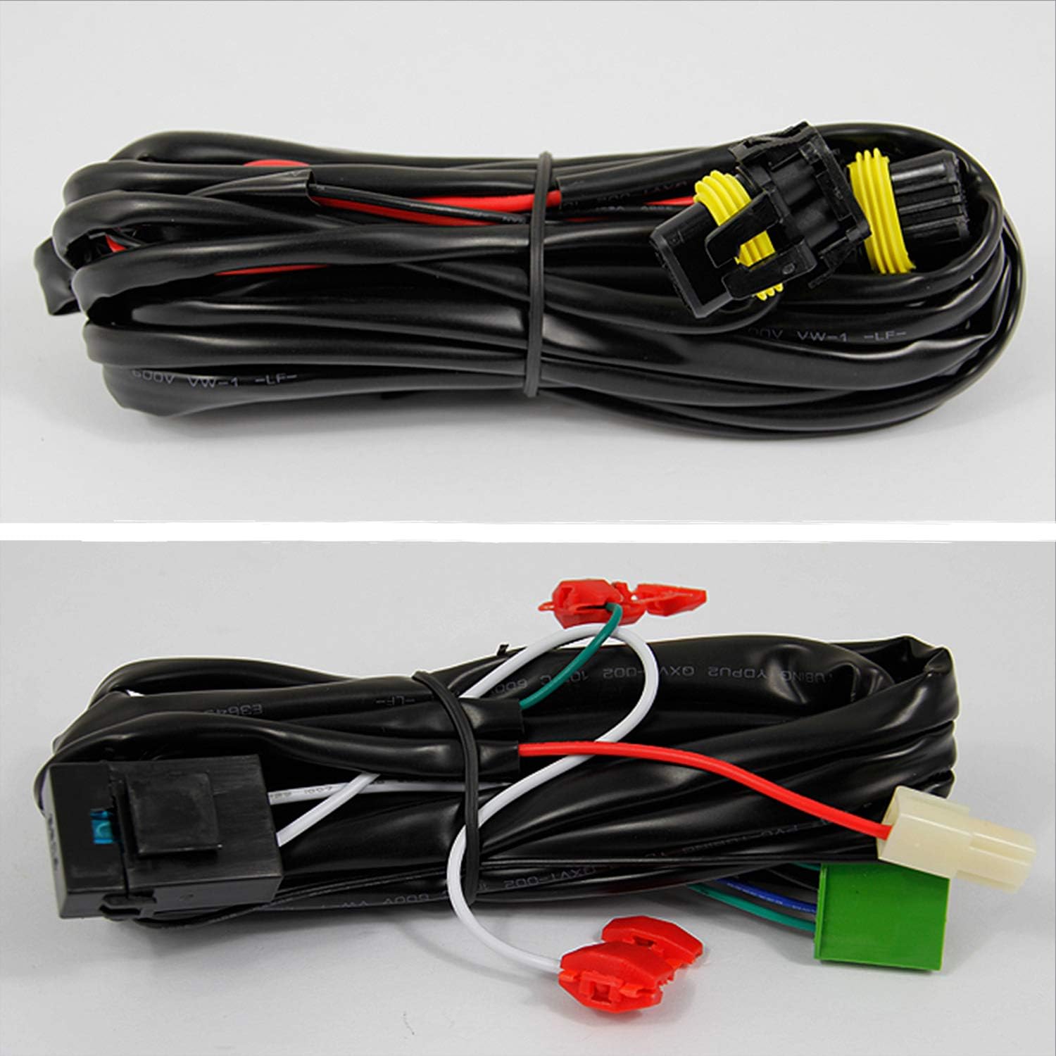 AKKON - For 05-11 Toyota Tacoma Pickup Bumper Smoke Fog Lights Driving Lamps w/Bulbs + Wiring Harness + Switch