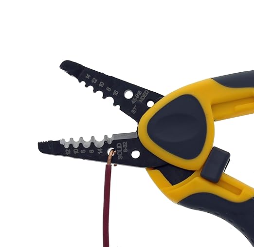 Ideal Electrical 45-918 Reflex T-Stripper Pelacables 6-16 AWG Negro/Amarillo miniatura 9