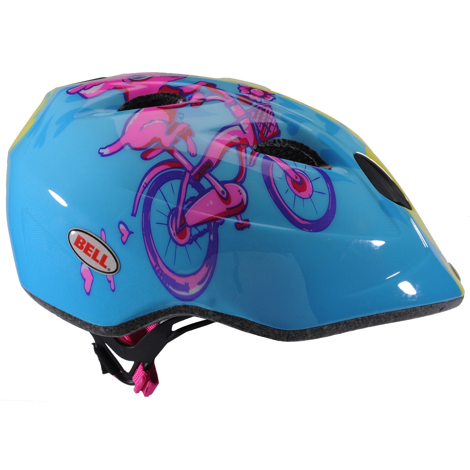 Bell 2014 Tater Youth / Kids Cycling Helmet (Blue/Pink Chihuahuas - ONE SIZE)