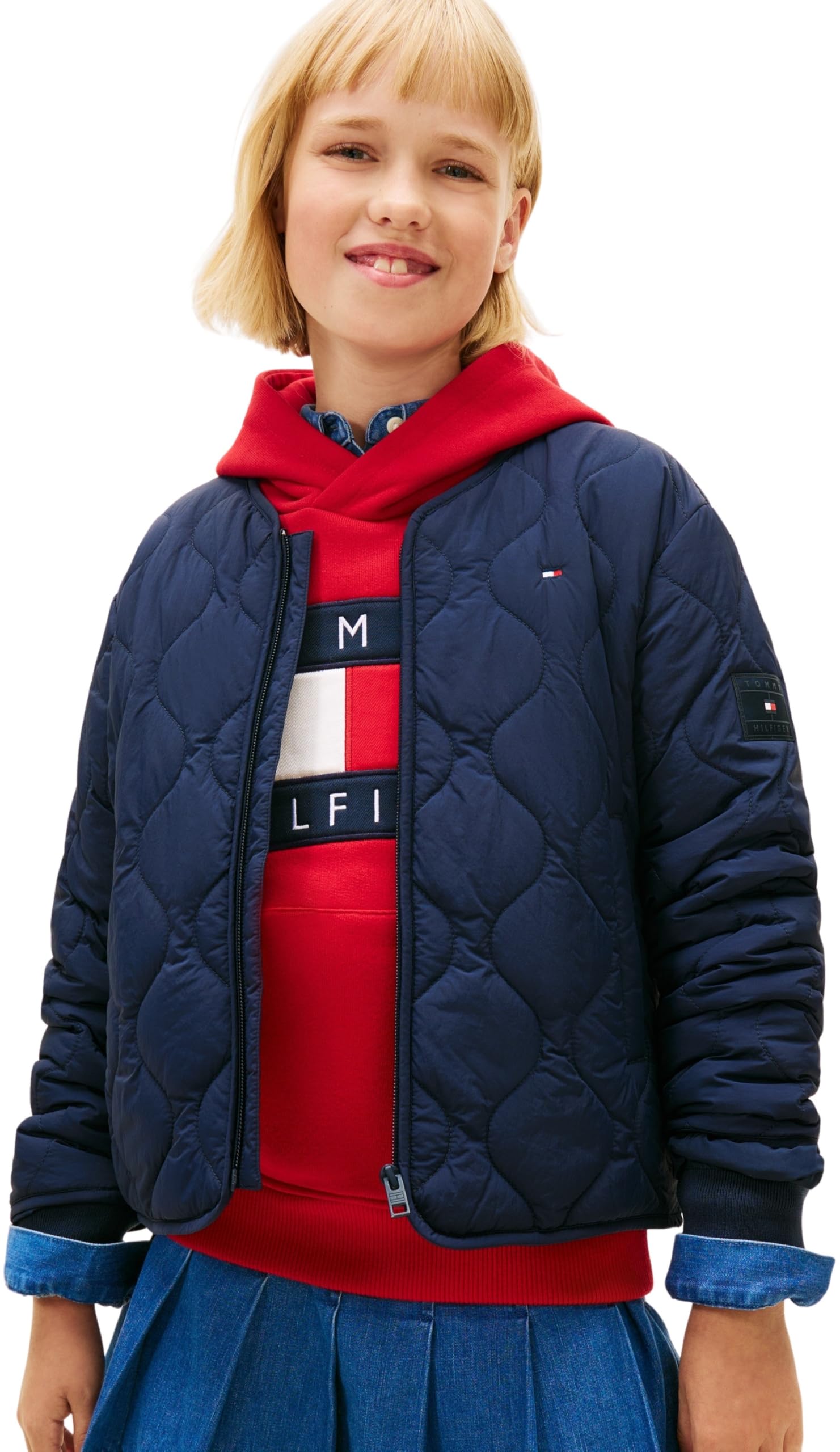 Tommy Hilfiger Quilted Lightweight Jacket Ks0ks00731 Altre Giacche Unisex - Adulto