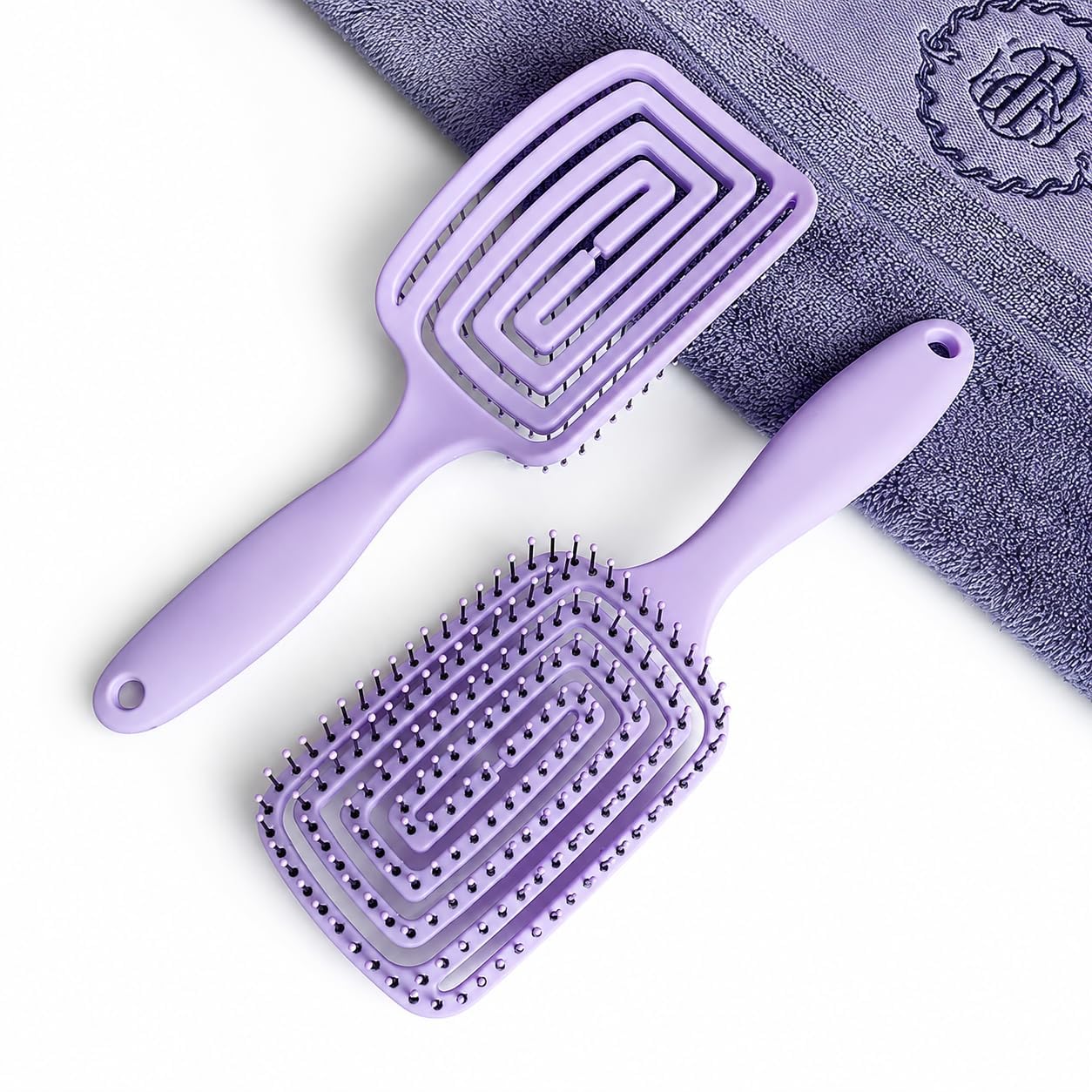 Premium 3D Detangling Hair Brush for Women & Men- Anti Hair Fall Comb for Curly, Wavy & Straight Hair | Hair Straightening Brush, Wet & Dry Styling Brush | Scalp Massager, Frizz Control & Tangle Free Grooming Brush-picture-18