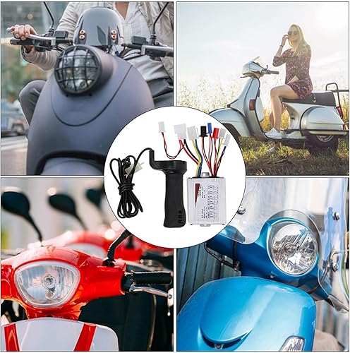 Miniatura 5 de Keenso Motor del acelerador de 12V 500W Controlador de velocidad cepillado y agarre del acelerador para scooter eléctrico