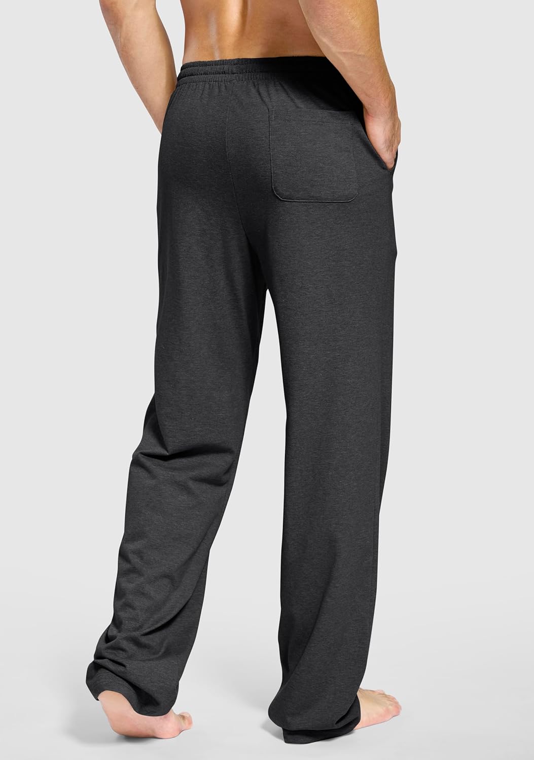 Pudolla Men's Tall Sweatpants 32"/34"/36" Long Inseam Cotton Yoga Pants Athletic Lounge Casual Pants for Men with Pockets - Image 3