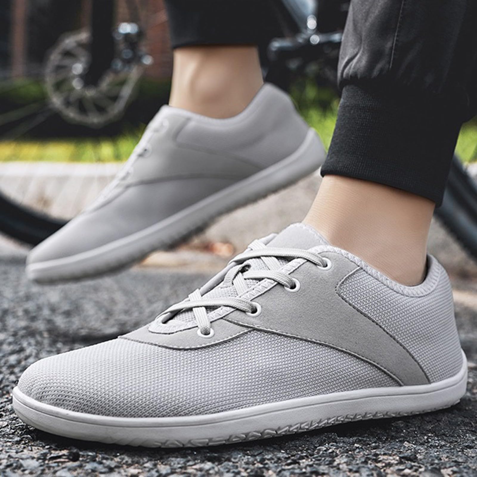 Generisch Zapatos de hombre Zapatillas - Zapatillas de correr para hombre, ligeras, transpirables, zapatos de caminar anchos, zapatos informales, para el tiempo libre, de malla, zapatillas de deporte