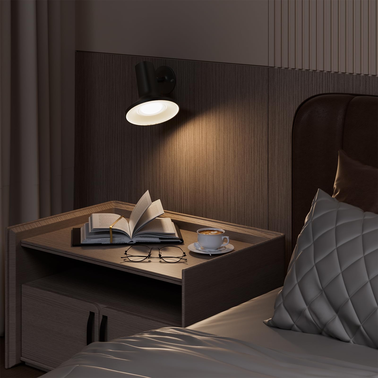 HAILOLY Lampada da Tavolo Senza fili, Lampada da Tavolo Ricaricabile, in Metallo, Lampada da Tavolo Dimmerabile a 3 Temperature di Colore, per il Comodino Della Camera da Letto Dell'ufficio