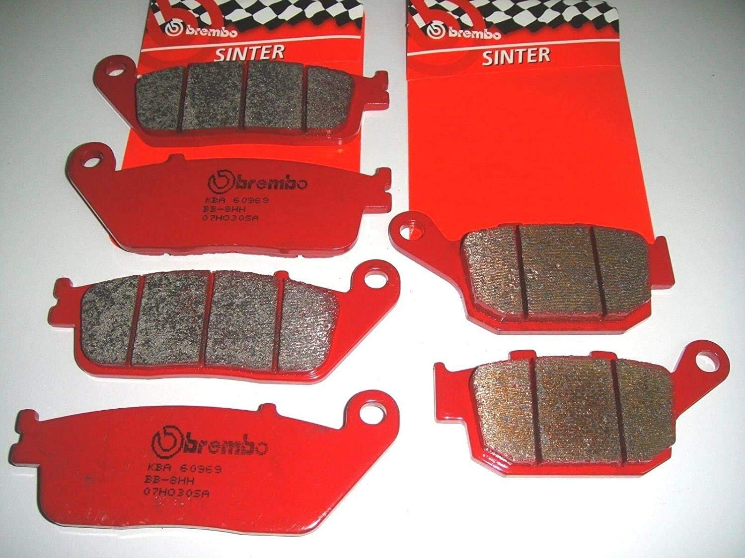 PASTIGLIE FRENO BREMBO SA ANTERIORI + POSTERIORI TIGER XC 800 2011 2012