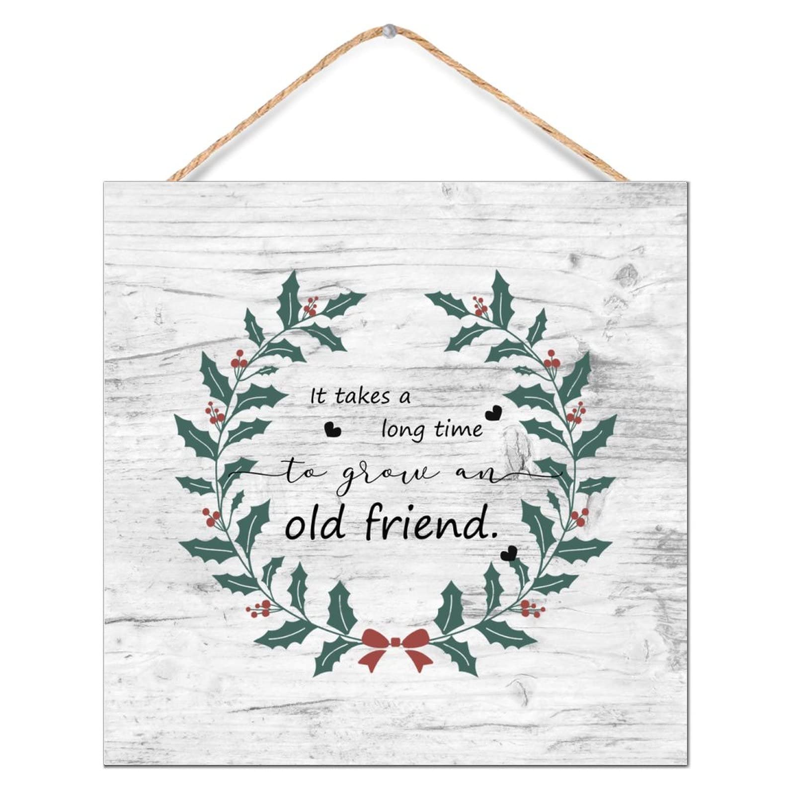 Plaque murale en bois de 30,5 cm pour sublimer votre décoration de salon