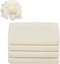 Pack of 4 Straining Cloths, 40 x 40 cm Cheesecloth Filter Cloth Reusable for Straining Juice Cheese Tea Nut Milk Tofu
