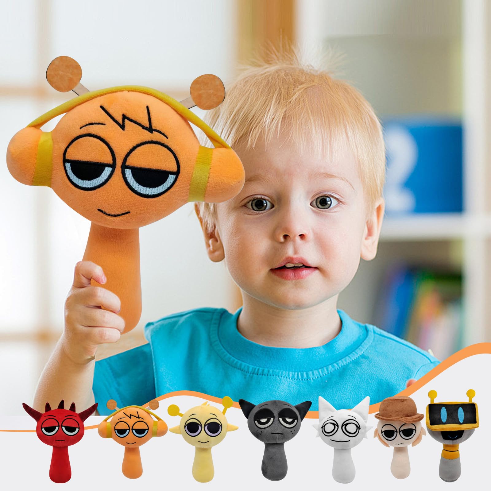S-prunki Plushies, 9.8" S-prunki Plush, Peluche S-prunki Wenda, Suaves y Lindos SPR-unki Wenda Plush, Muñeco De Peluche Wen-da De Anime, Presentes para niños y niñas y Fans — view 4