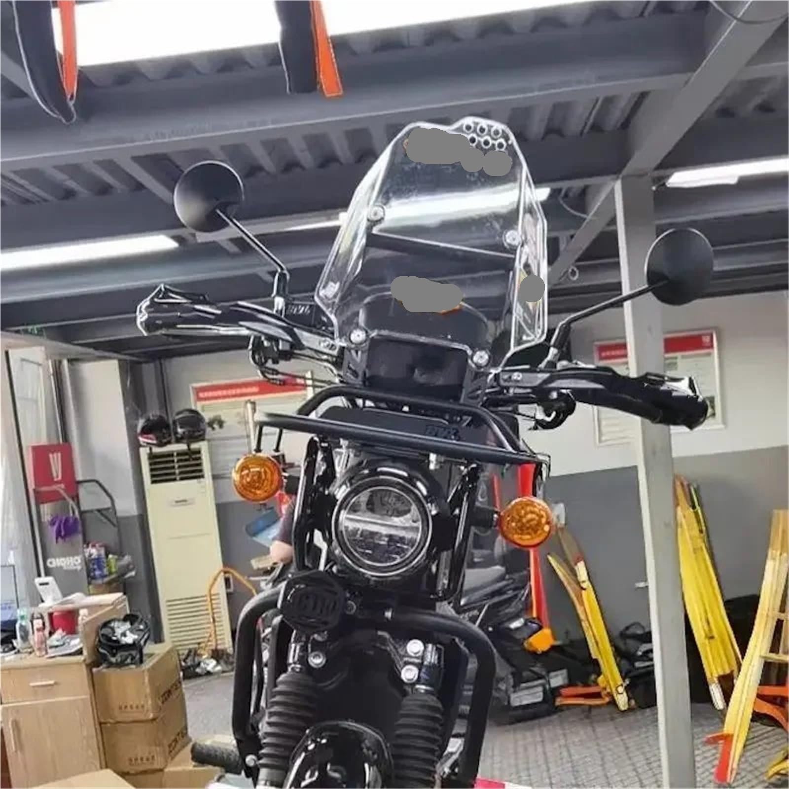 osłona dłoni motocykla Akcesoria do modyfikacji motocykli terenowych Osłona przednia przed upadkiem 22 mm osłona przedniej szyby w kształcie łuku(Yellow)