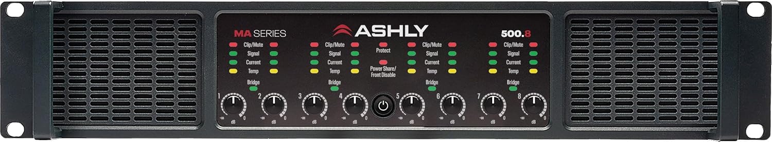 Ashly MA500.8 8 x 500W Class D Amplifier