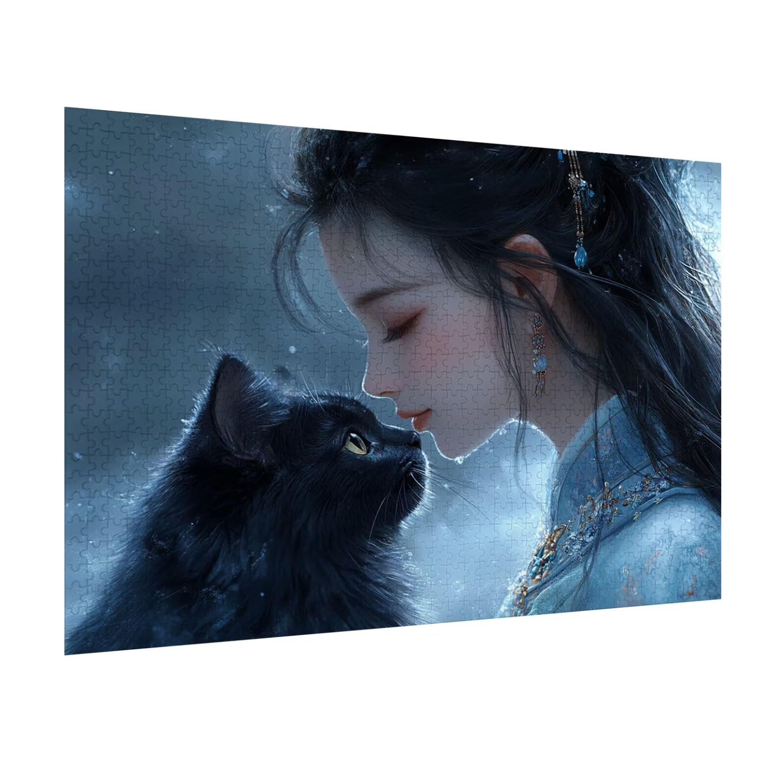 Puzzle 6000 Pezzi Animazione Puzzle Classici per Gioco Familiare, n-117 | Impossibile Puzzles, Intrattenimento Creativo, Rilassamento e Intelligence, Regalo per Amore e Amico, Decorazioni Casa, gatto