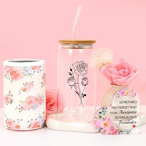 Miniatura 4 de Regalos de cumpleaños para mujeres, 13 unidades, cesta de regalo de San Valentín para mujeres, paquete de cuidado de cesta de spa, caja de cuidado