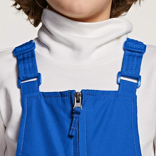 Miniatura 5 de TSLA - Overol con peto invernal para bebés, niñas y niños pequeños, para nieve, snowboard y esquí, de tela antidesgarro Ripstop, impermeable con