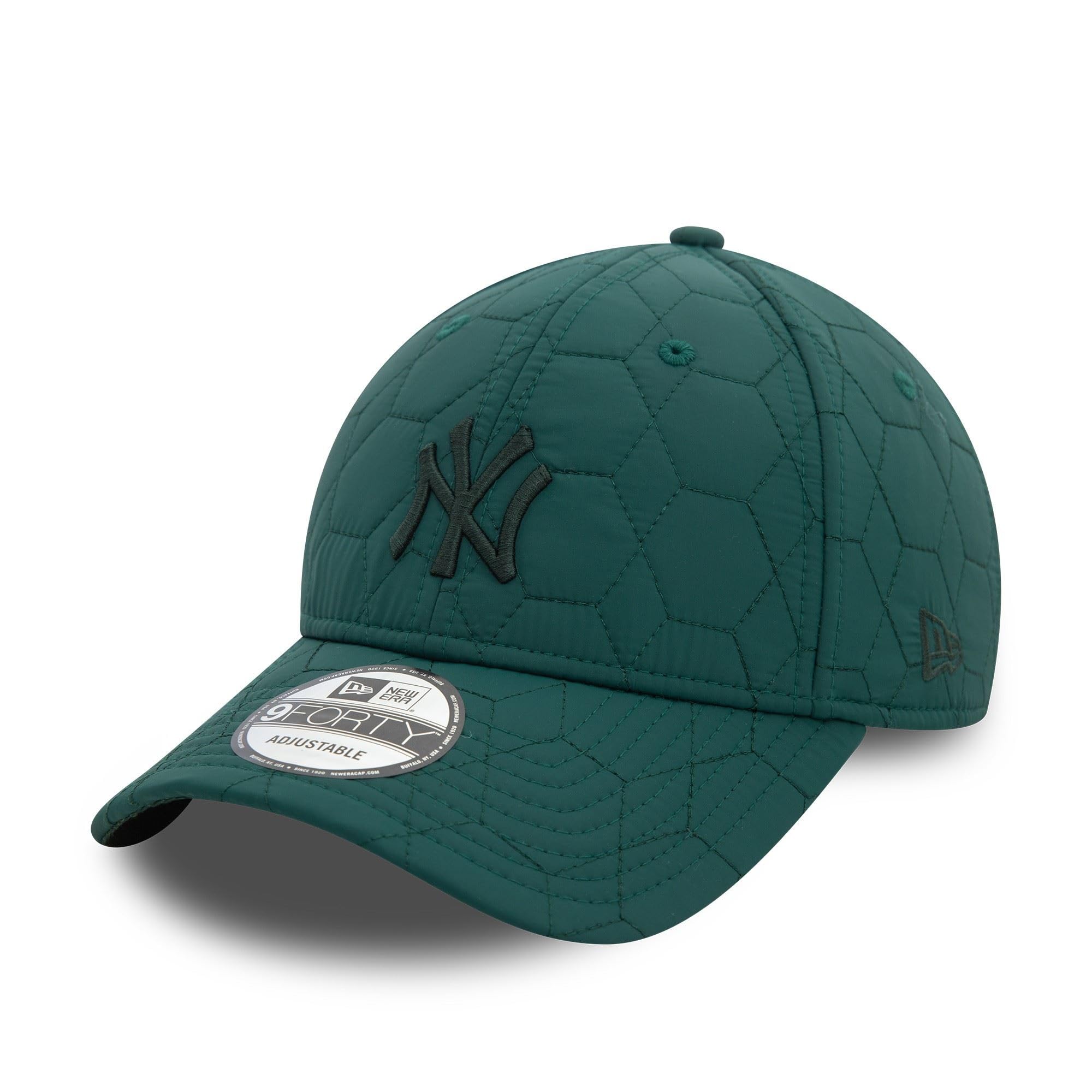New Era MLB Cap New York Yankees NY Adjustable hat Curved Visor Team Logo Quilted Green — image 1