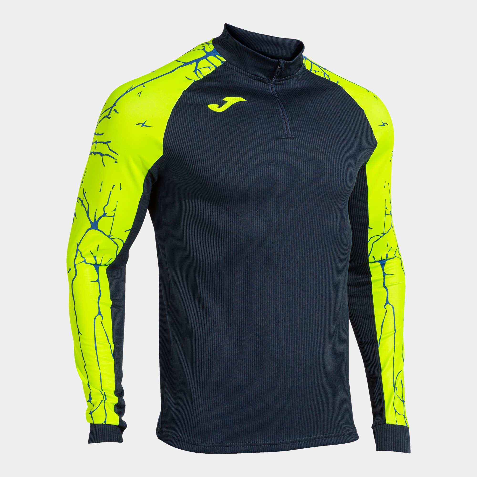 Joma Men's Elite Ix Sweatshirt, Navy Neon Yellow, 3XS