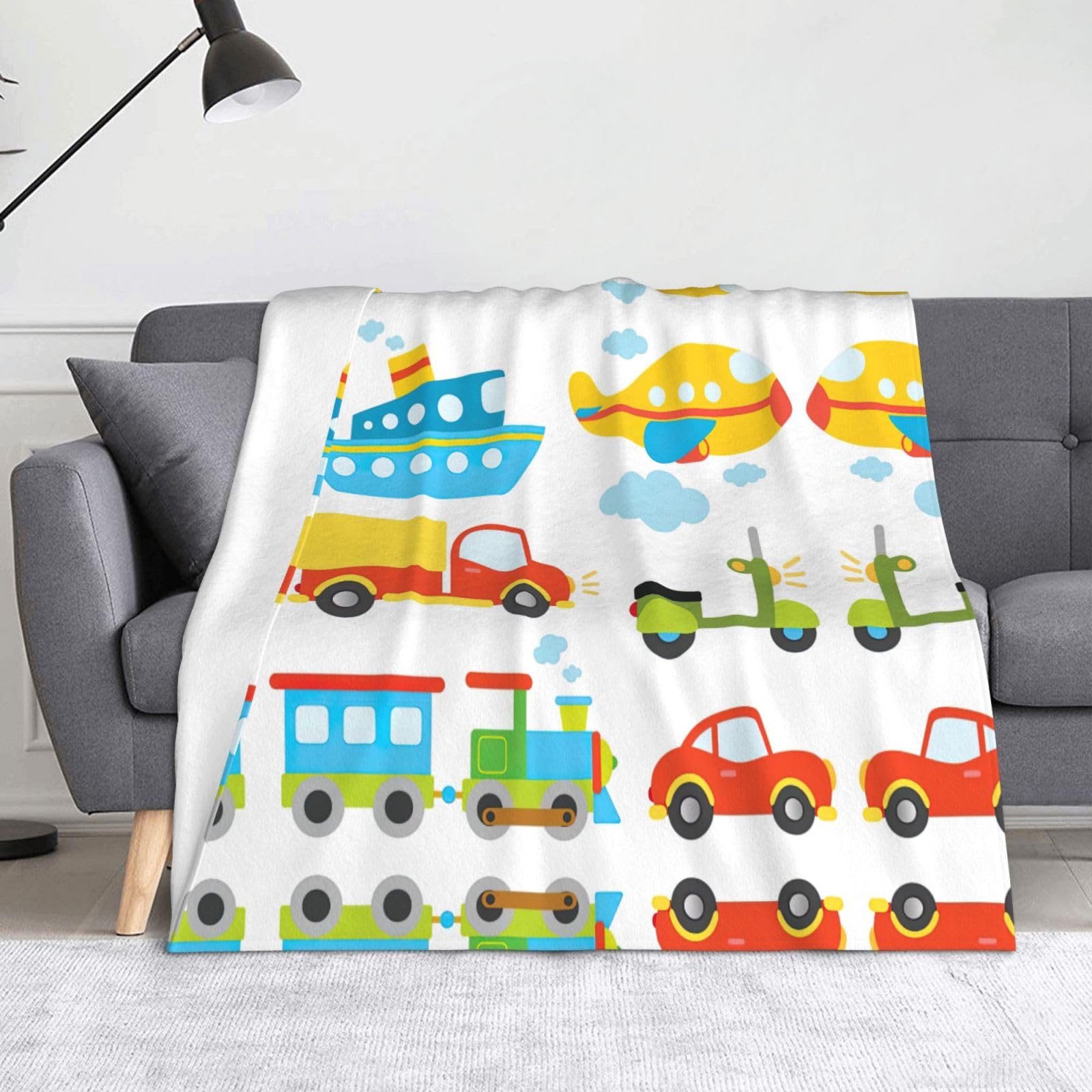 Couverture de transport flanelle anti-surchauffe pour voyager léger à Halloween