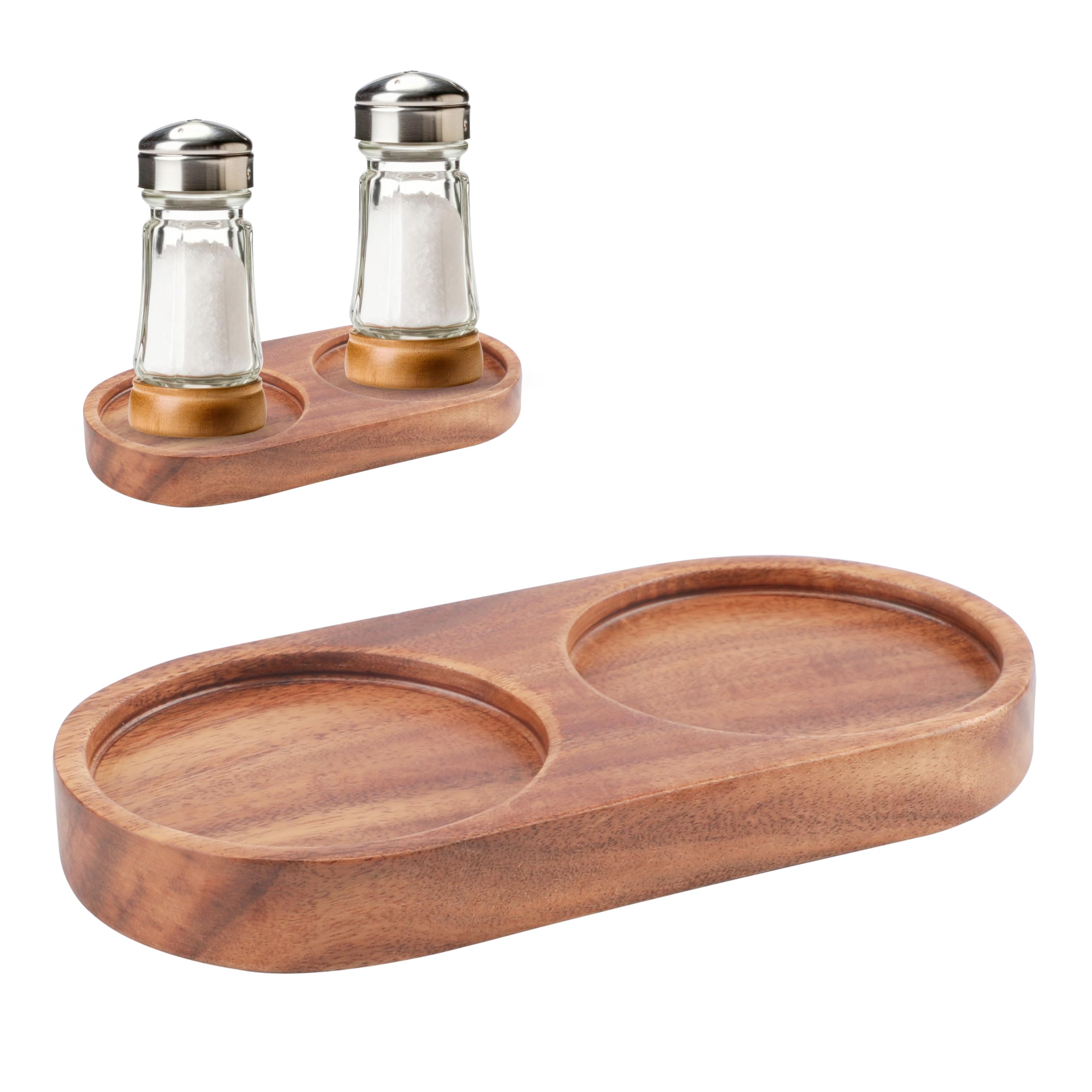 Moulin à Poivre Et Sel DeroTeno Bois D'Acacia 15,5 Cm - Mécanisme Céramique Réglable