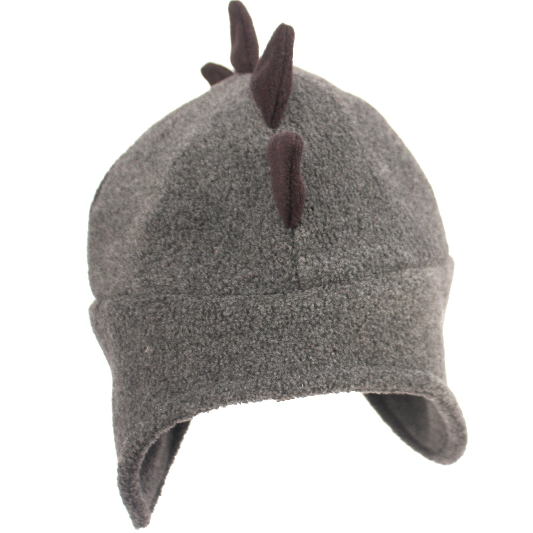 ANGELA & WILLIAM Fleece Mohawk Style Trapper Hat (Charcoal Gray)