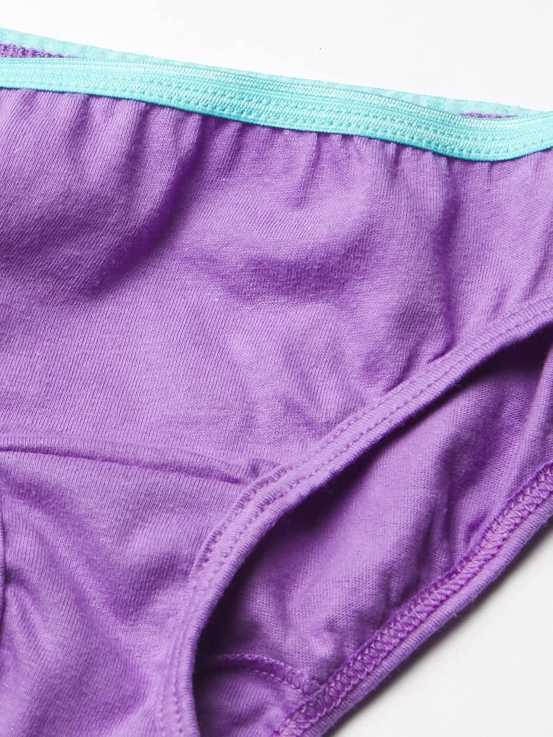 Hanes Girls’ Underwear, Low Rise Briefs 100% Cotton Underwear, Assorted Colors & Prints, Multipack: Clothing, Shoes & Jewelry