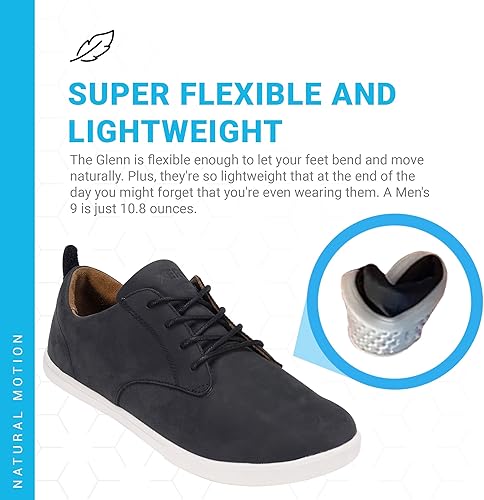 Vista 4 de Xero Shoes Zapatos casuales de vestir descalzos de cuero Glenn para hombre