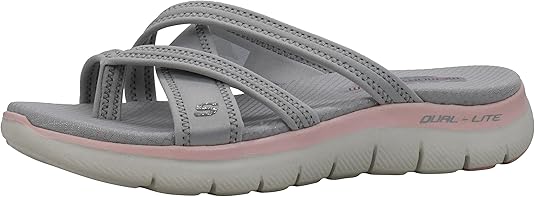 Skechers Unisex-Adult Flex Appeal 2.0-Start Up Sport Sandal