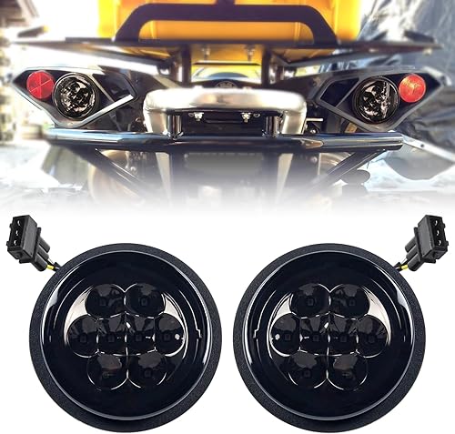 Miniatura 6 de Par de luces traseras LED compatibles con Can Am Outlander, luces traseras ahumadas de freno compatibles con Can-Am Outlander Renegade Commander