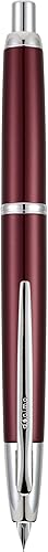 Decimo pluma fuente retráctil, borgoña, rodio (BurgundyRhodium) Decimo pluma fuente retráctil, borgoña, rodio (BurgundyRhodium)